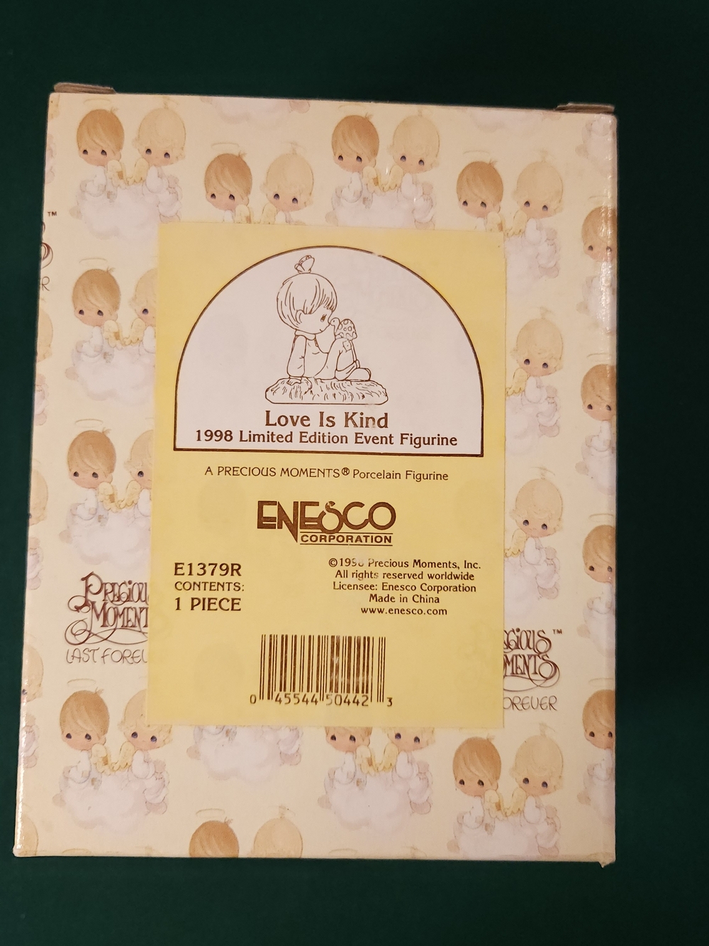 Precious Moments 1998 Limited Edition 'Love Is Kind' NEW Figurine With Box!!